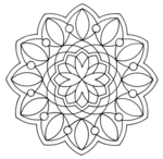 abstract coloring pages
