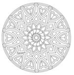 abstract coloring pages