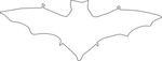 bat coloring pages 2