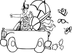 beach coloring pages 2