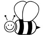 bee coloring pages