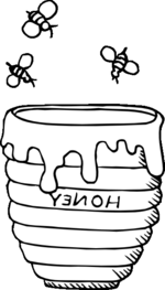 bee coloring pages