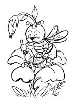 bee coloring pages 3