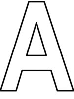 letter coloring pages 2