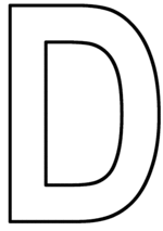 letter coloring pages 3