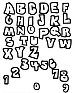 letter coloring pages