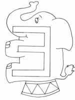 letter coloring pages 2