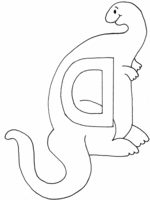 letter coloring pages
