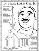 martin luther king coloring page