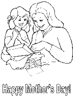 mothers day coloring pages 2