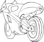 motorcycle coloring pages