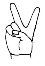 peace sign coloring pages