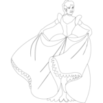 princess colouring pages 2