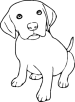 puppies coloring pages 3