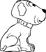 puppies coloring pages
