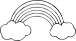 rainbow coloring pages
