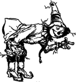 scarecrow coloring pages 2