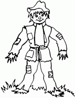 scarecrow coloring pages 2