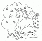 unicorn coloring pages 4
