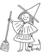 witch coloring pages 3